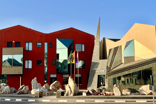 Entrance to the Crystal Gallery in Swakopmund