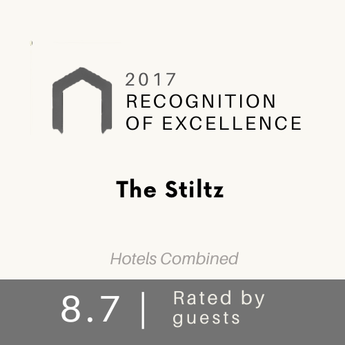 The Stiltz HotelsCombined Recognition of Excellence 2017